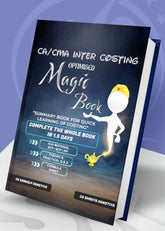 CA Inter Cost & Management Accounting Magic Book by CA Sankalp Kanstiya